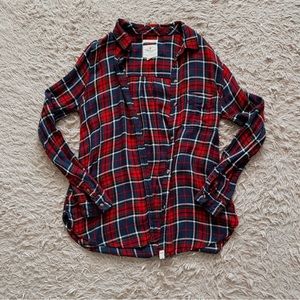 American eagle plaid button up
